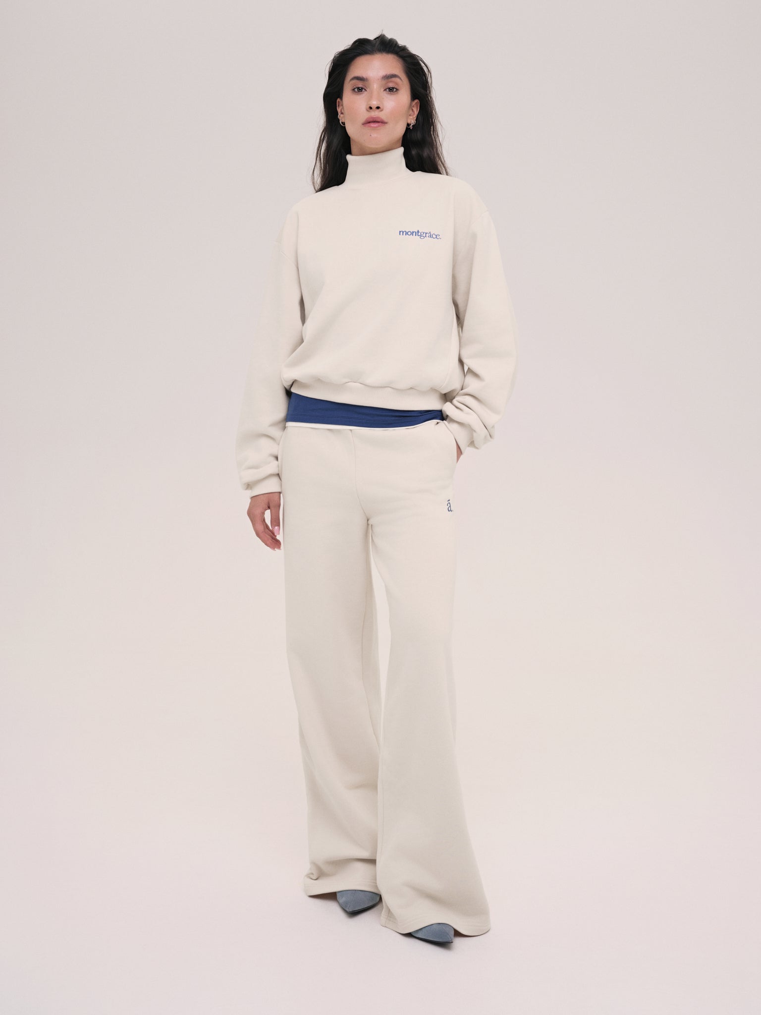 Straight Leg Pants Christy / Porcelain Cloud