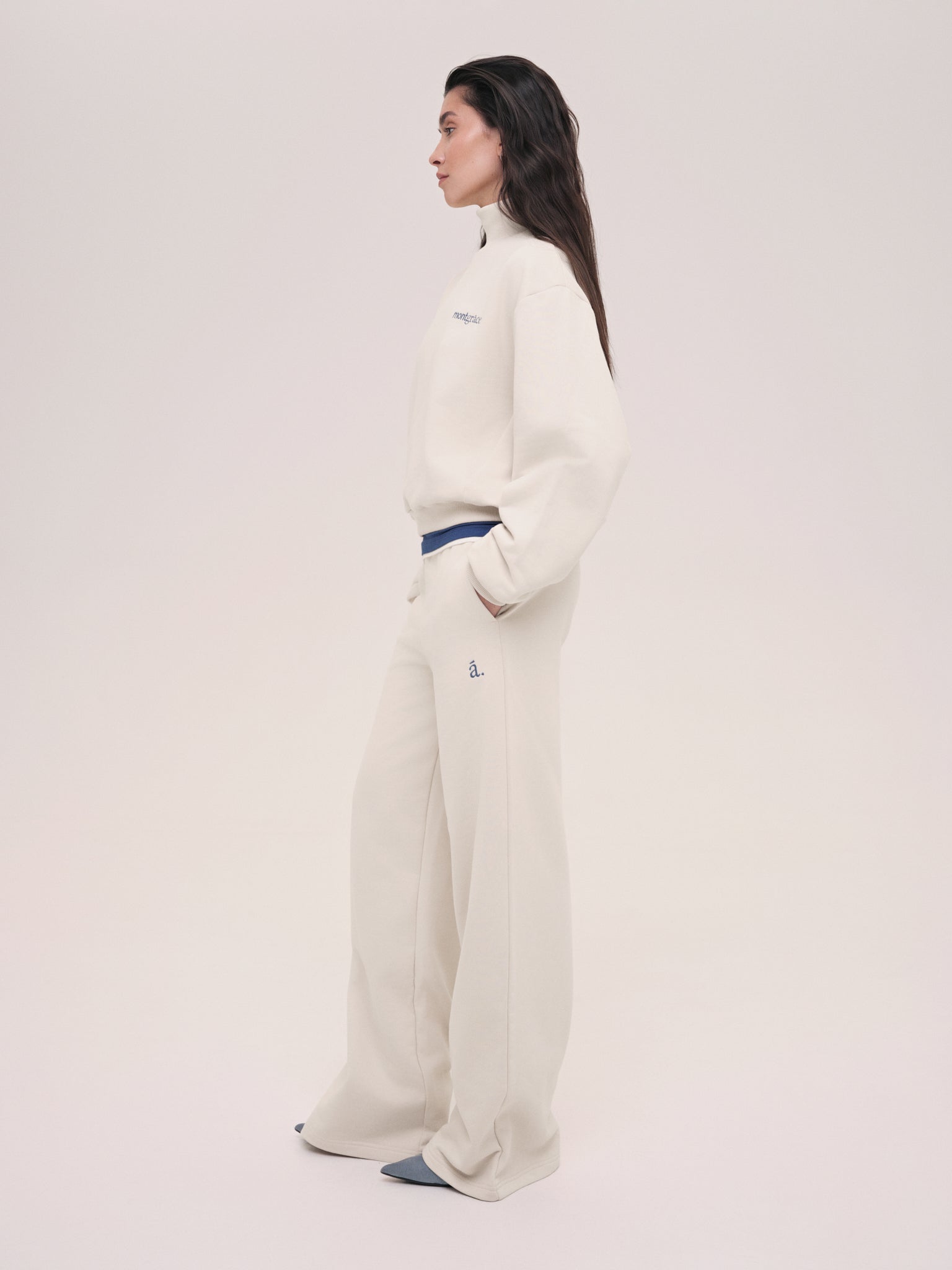 Straight Leg Pants Christy / Porcelain Cloud
