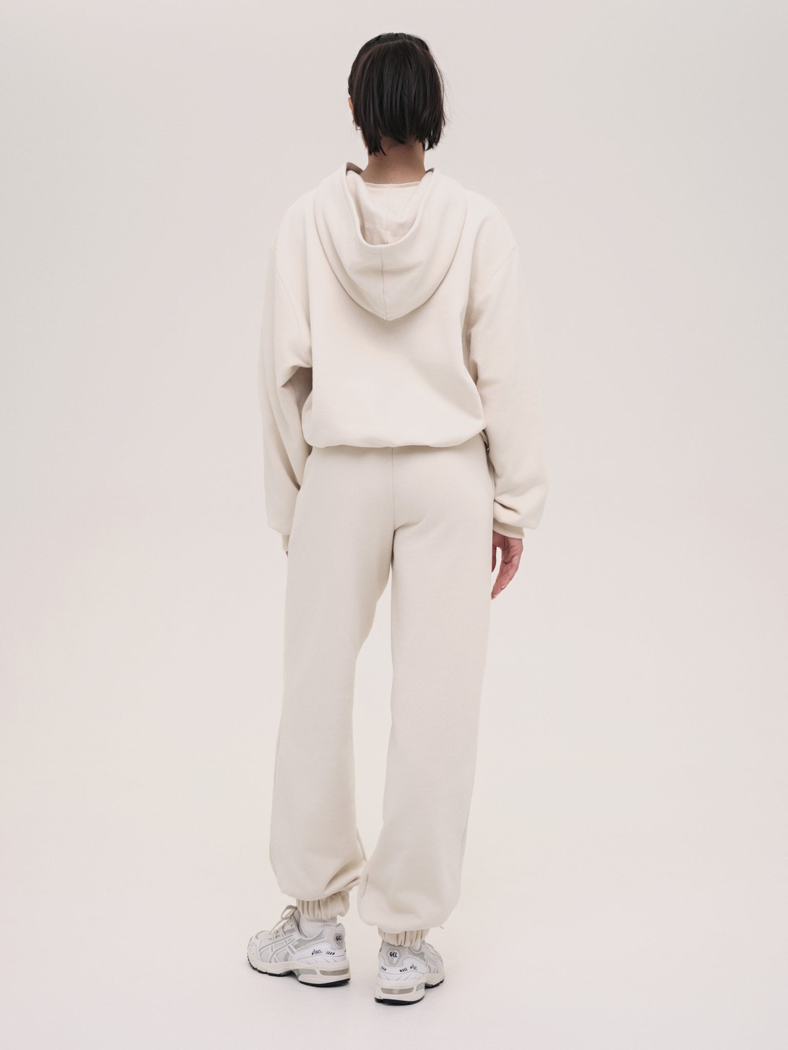 Hoodie Monica / Porcelain Cloud / Print