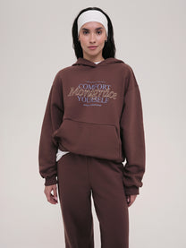 Hoodie Monica / Cocoa Fade / Print