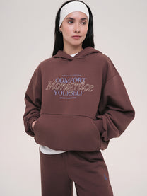 Hoodie Monica / Cocoa Fade / Print