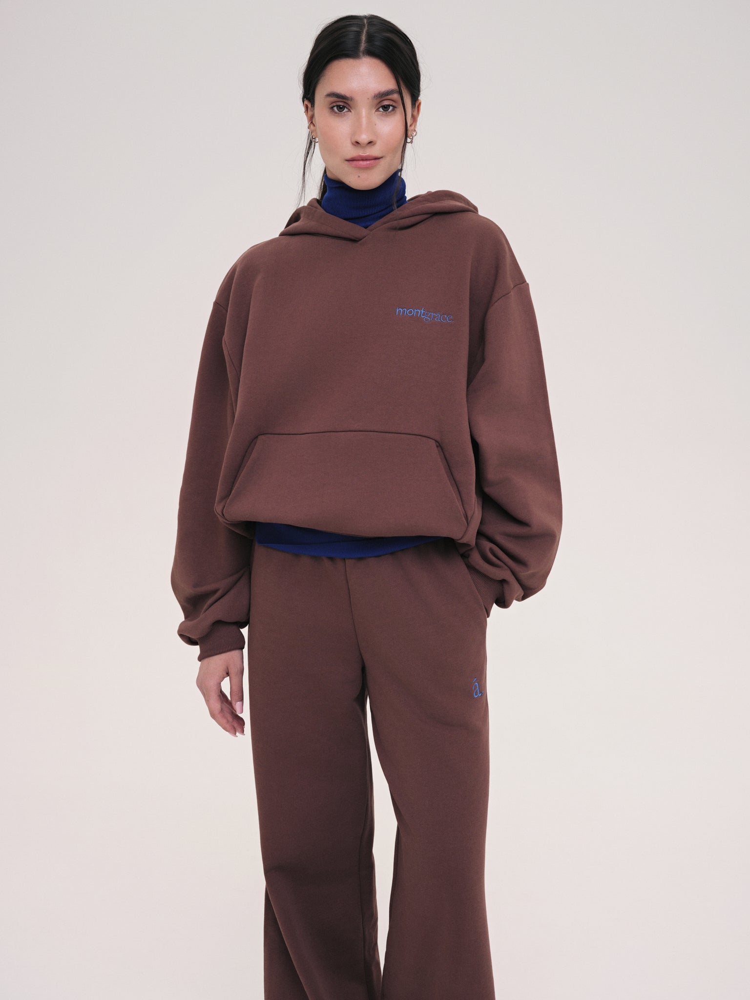 Hoodie Monica / Cocoa Fade / Embroidery