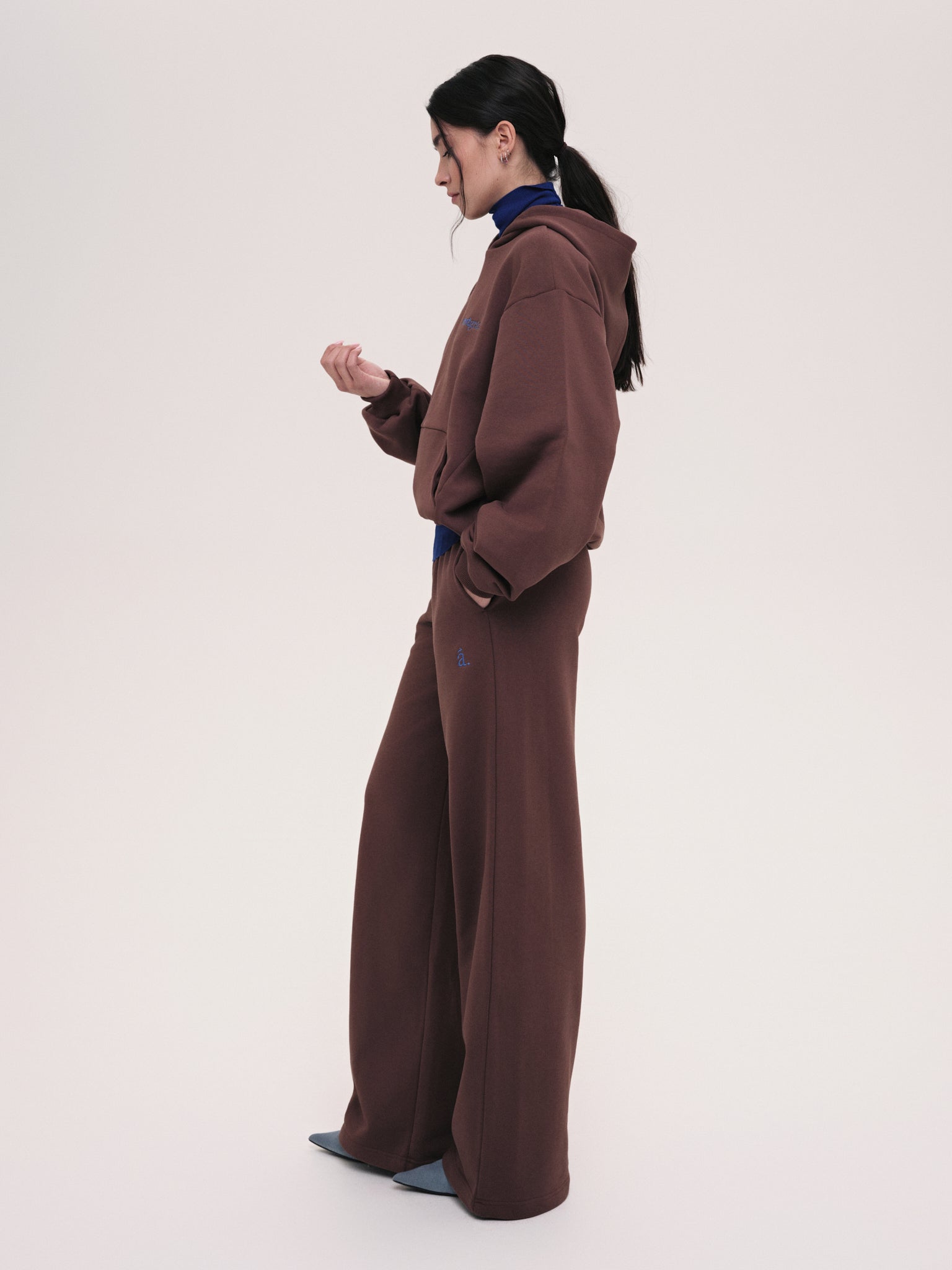 Hoodie Monica / Cocoa Fade / Embroidery