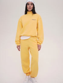 Sweatshirt Elle / Walkman Yellow / Embrodiery