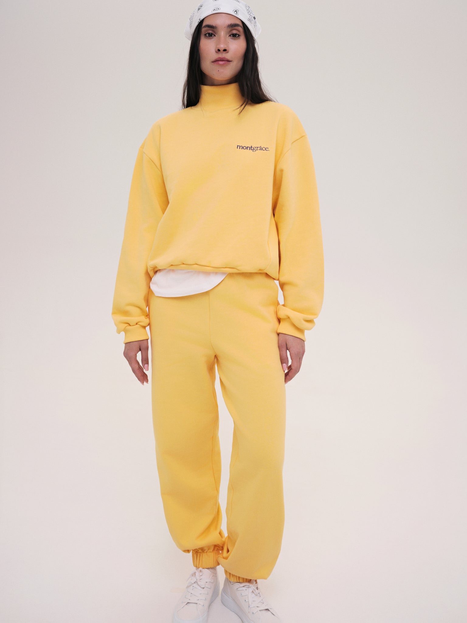 Sweatshirt Elle / Walkman Yellow / Embrodiery