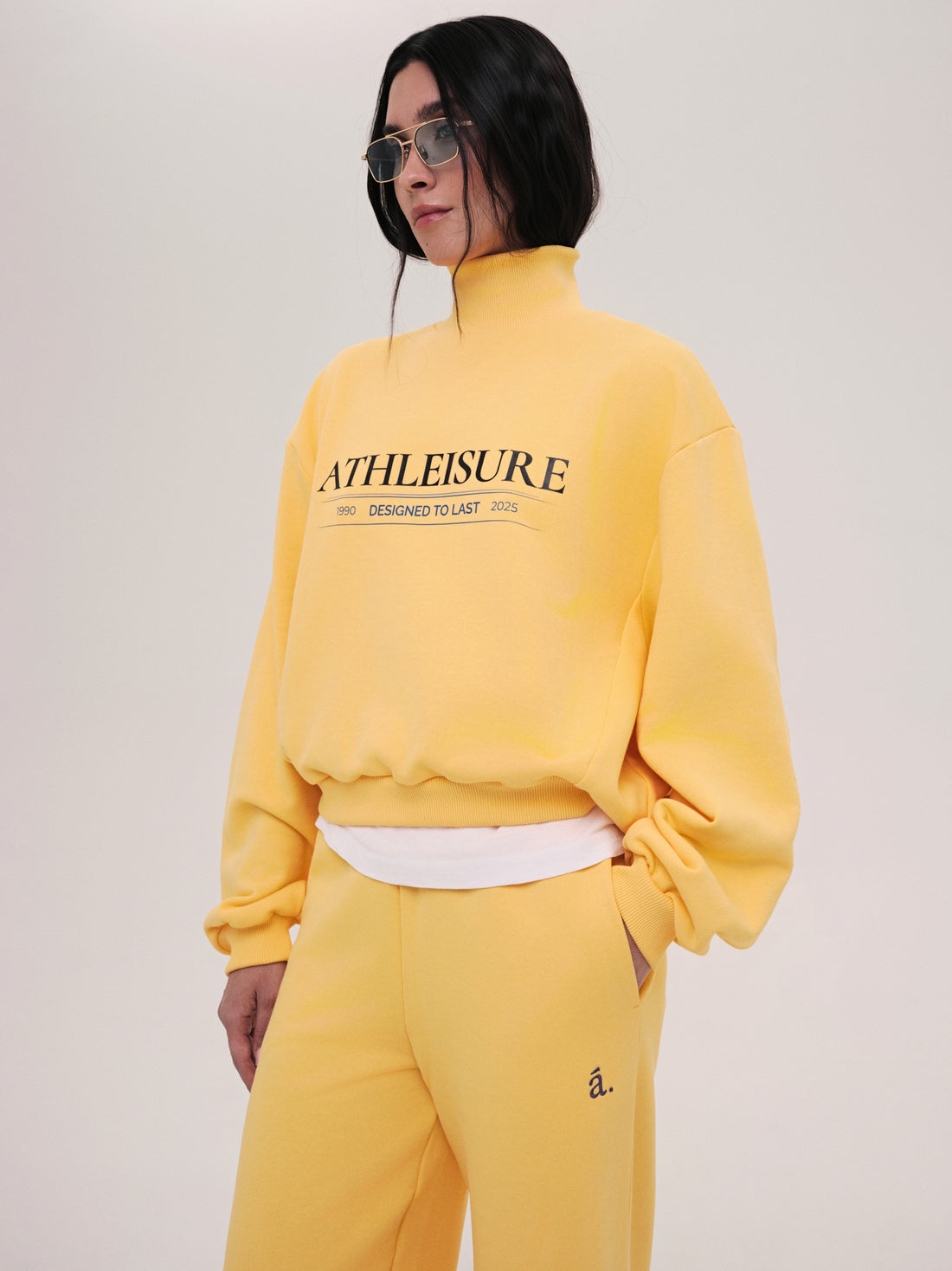 Sweatshirt Elle / Walkman Yellow / Print
