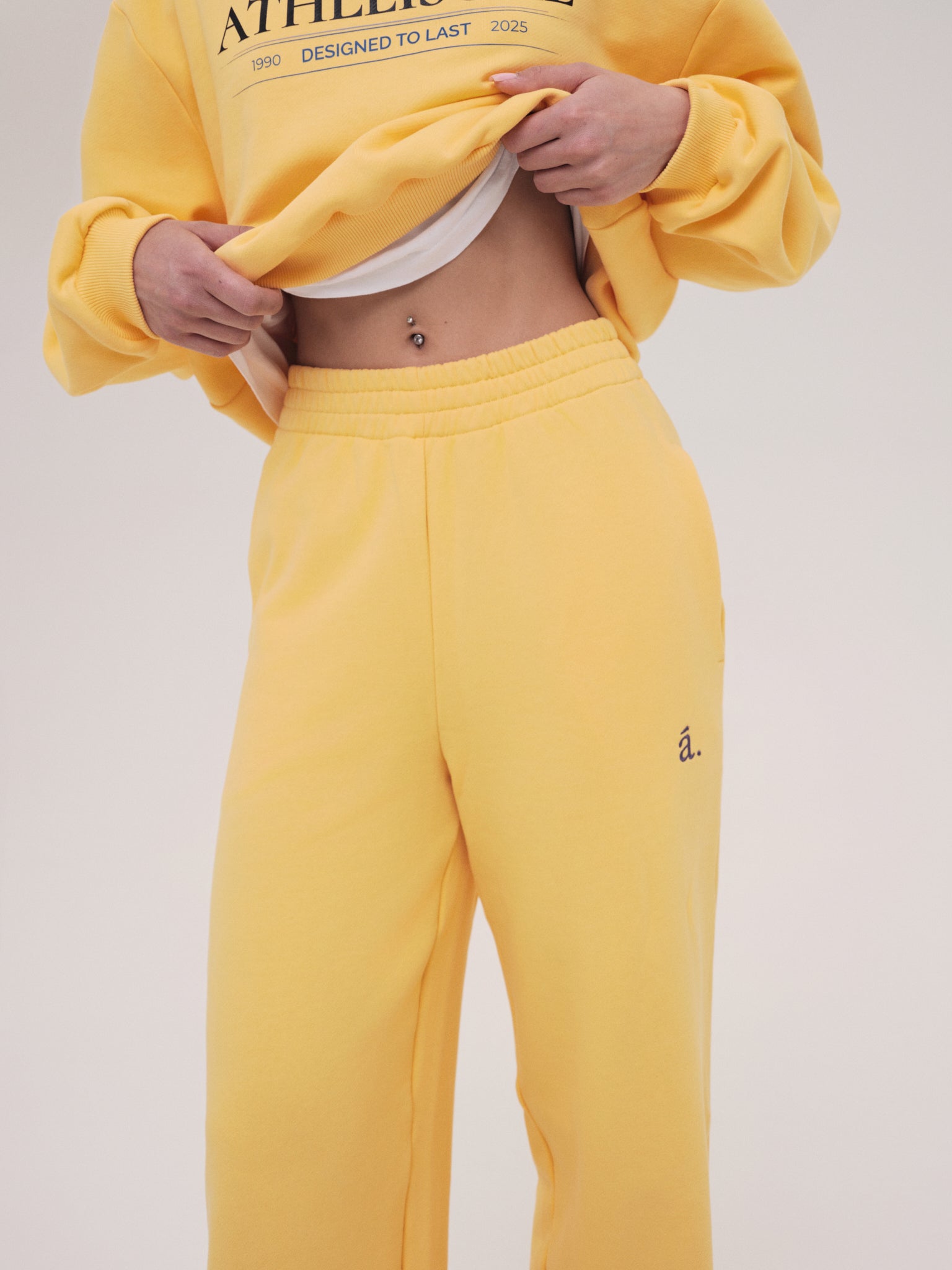 Straight Leg Pants Christy / Walkman Yellow