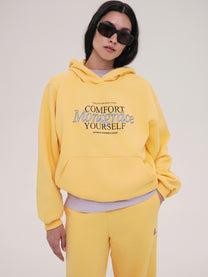 Hoodie Monica / Walkman Yellow / Print