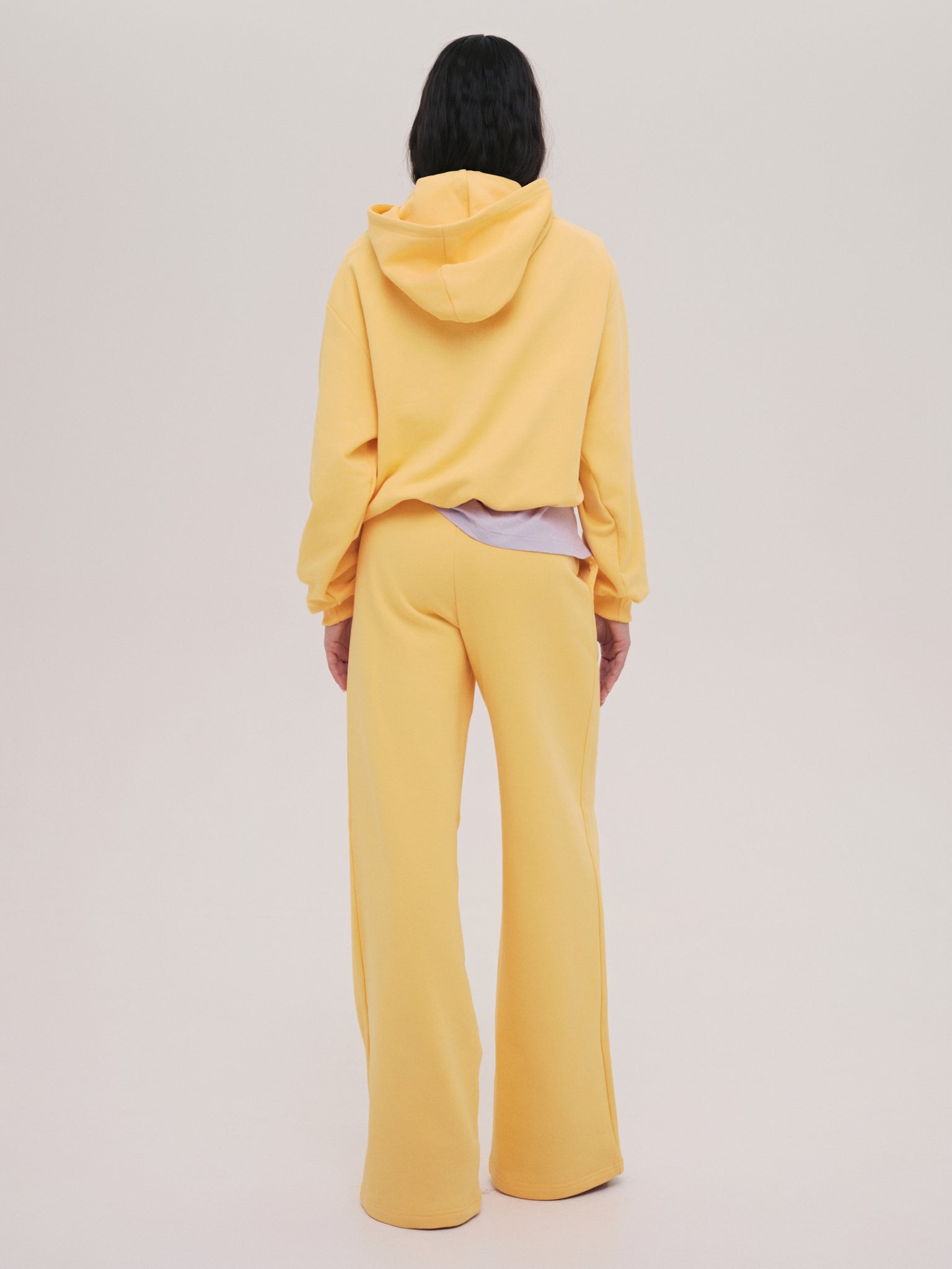 Hoodie Monica / Walkman Yellow / Print