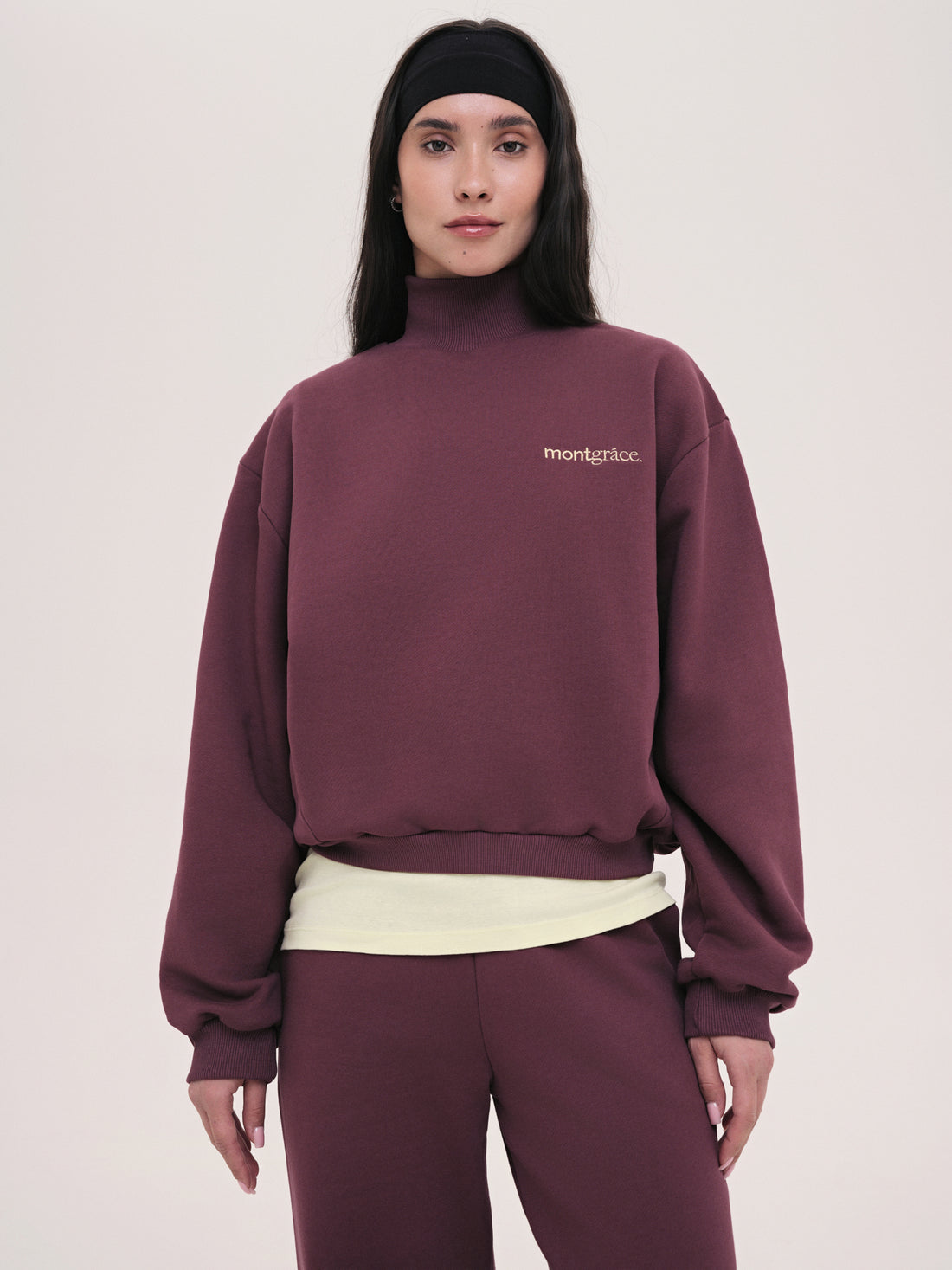 Sweatshirt Elle / Nightshade / Embrodiery