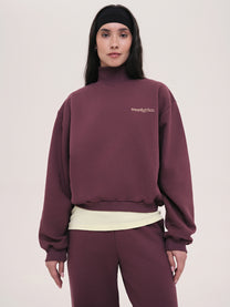 Sweatshirt Elle / Nightshade / Embrodiery